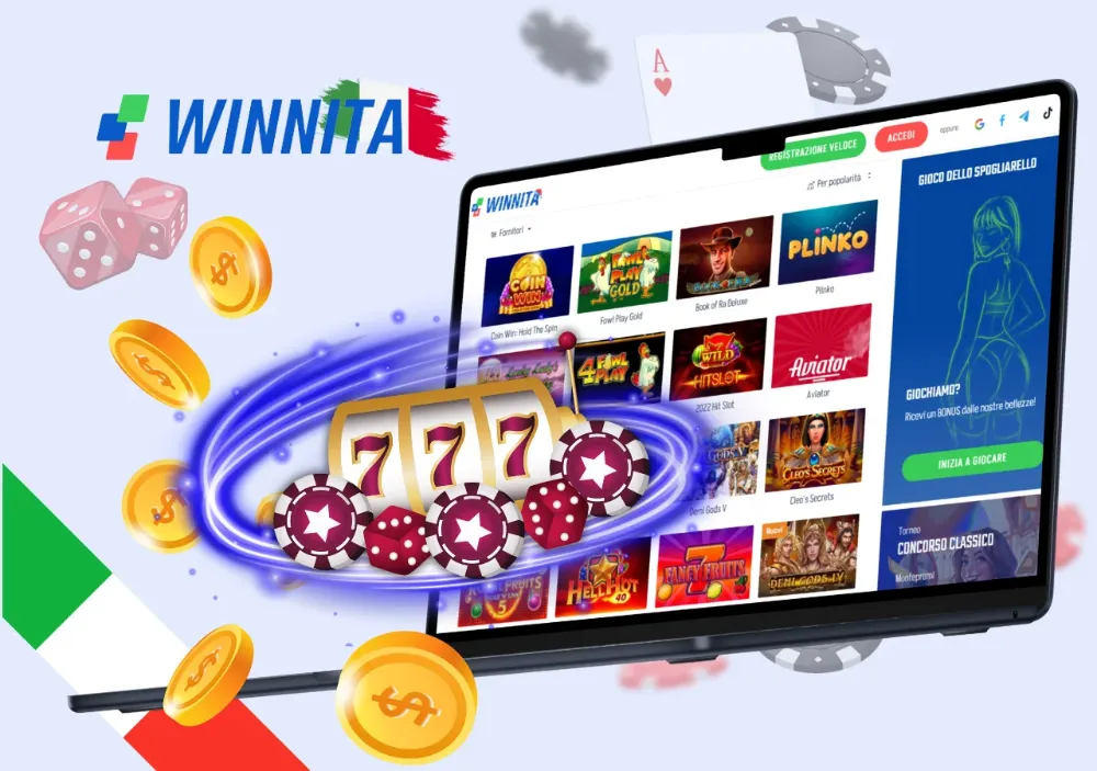 App mobile Winnita Casino per Android e versione responsive per iOS
